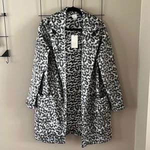 Cheetah, print, lightweight coat